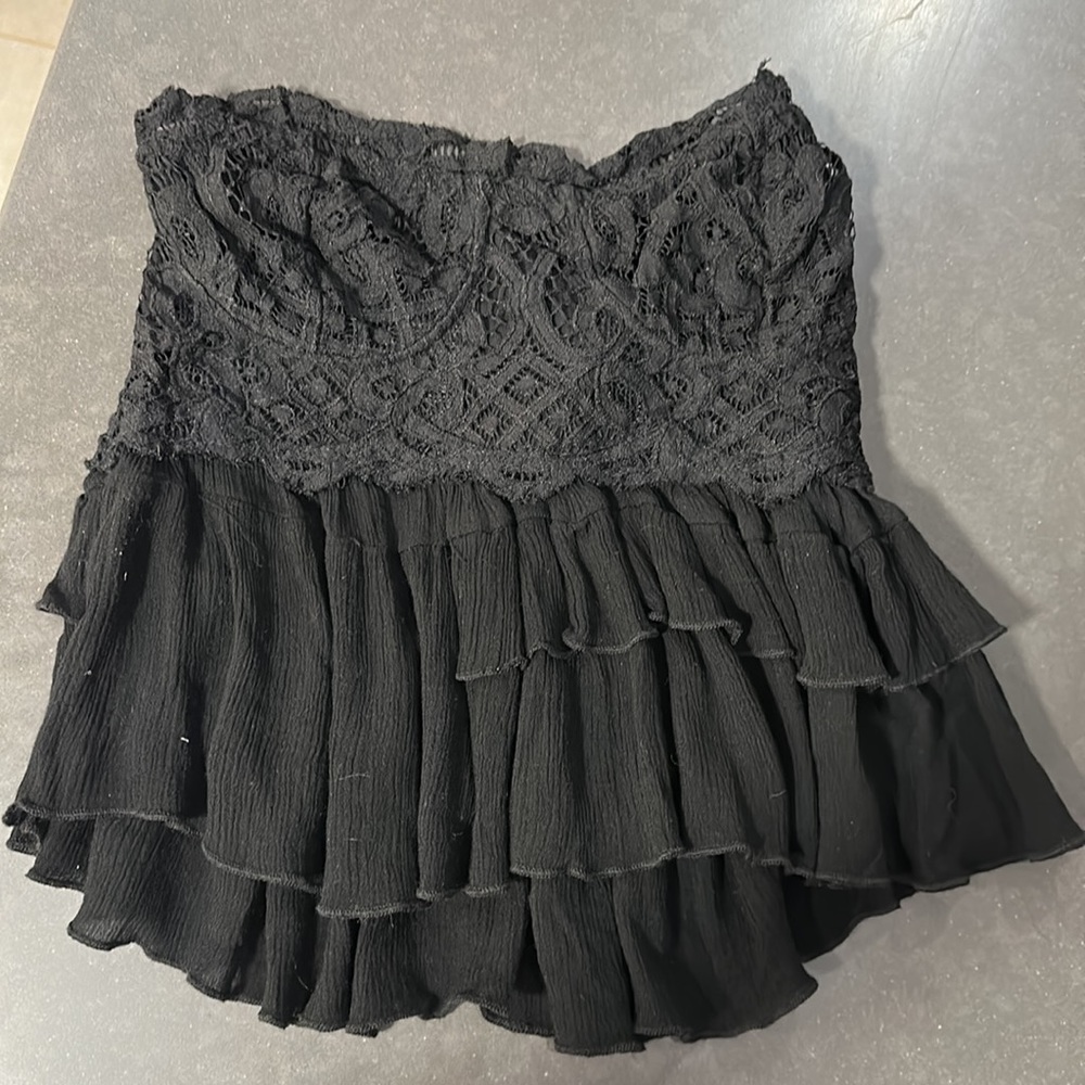 COPY - Free People corset top Medium black *new